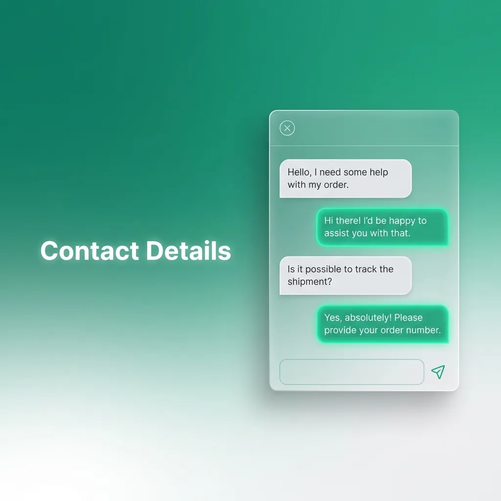 Customer support contact options including live chat, email, phone, help center, and social media channels for assistance.