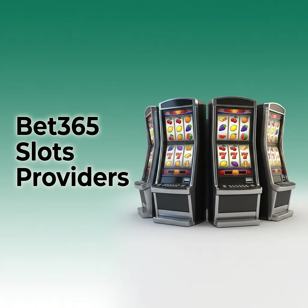 Logos of top slot game providers including NetEnt, Pragmatic Play, and Microgaming featured on Bet365 casino platform