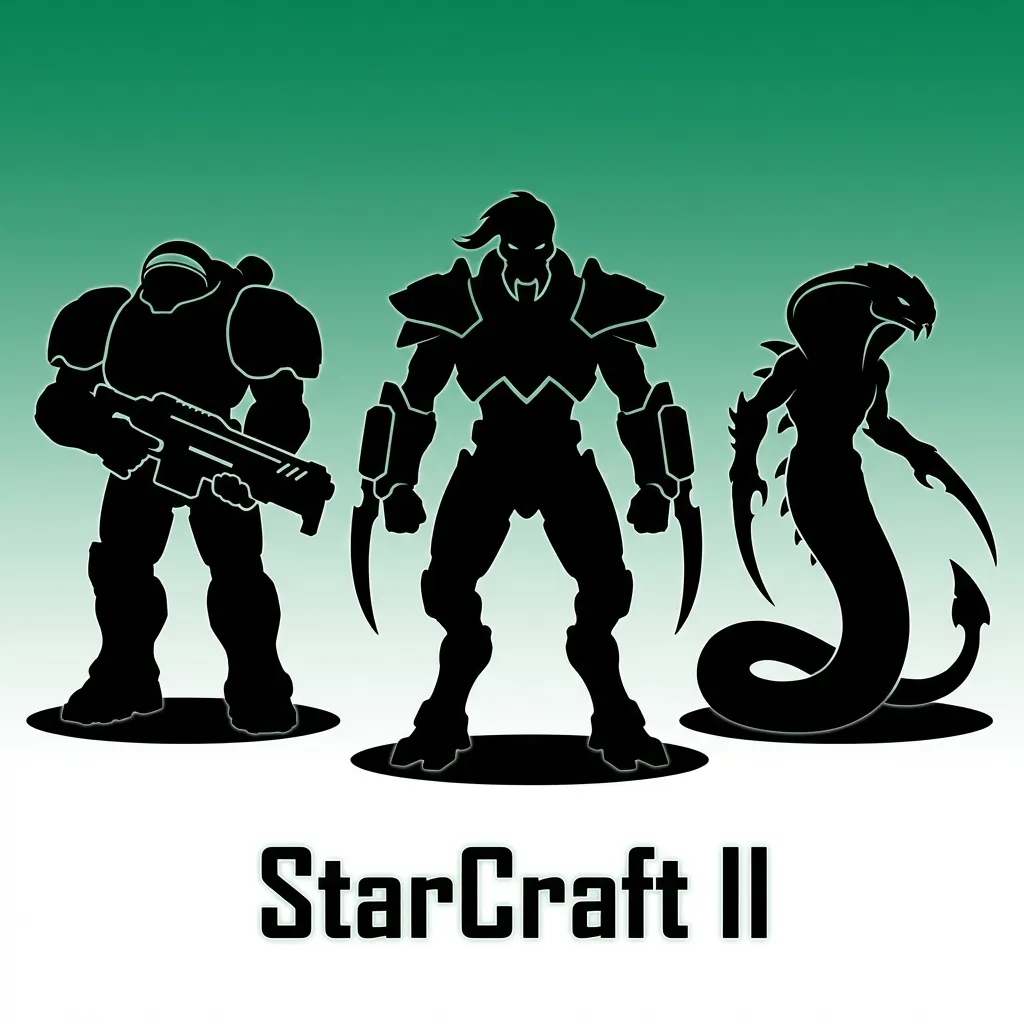StarCraft II real-time strategy gameplay showing resource management, army building, and competitive tournament action