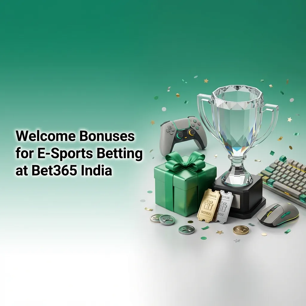 Bet365 India esports welcome bonus offering 15% up to ₹4,000 for new players on qualifying deposits