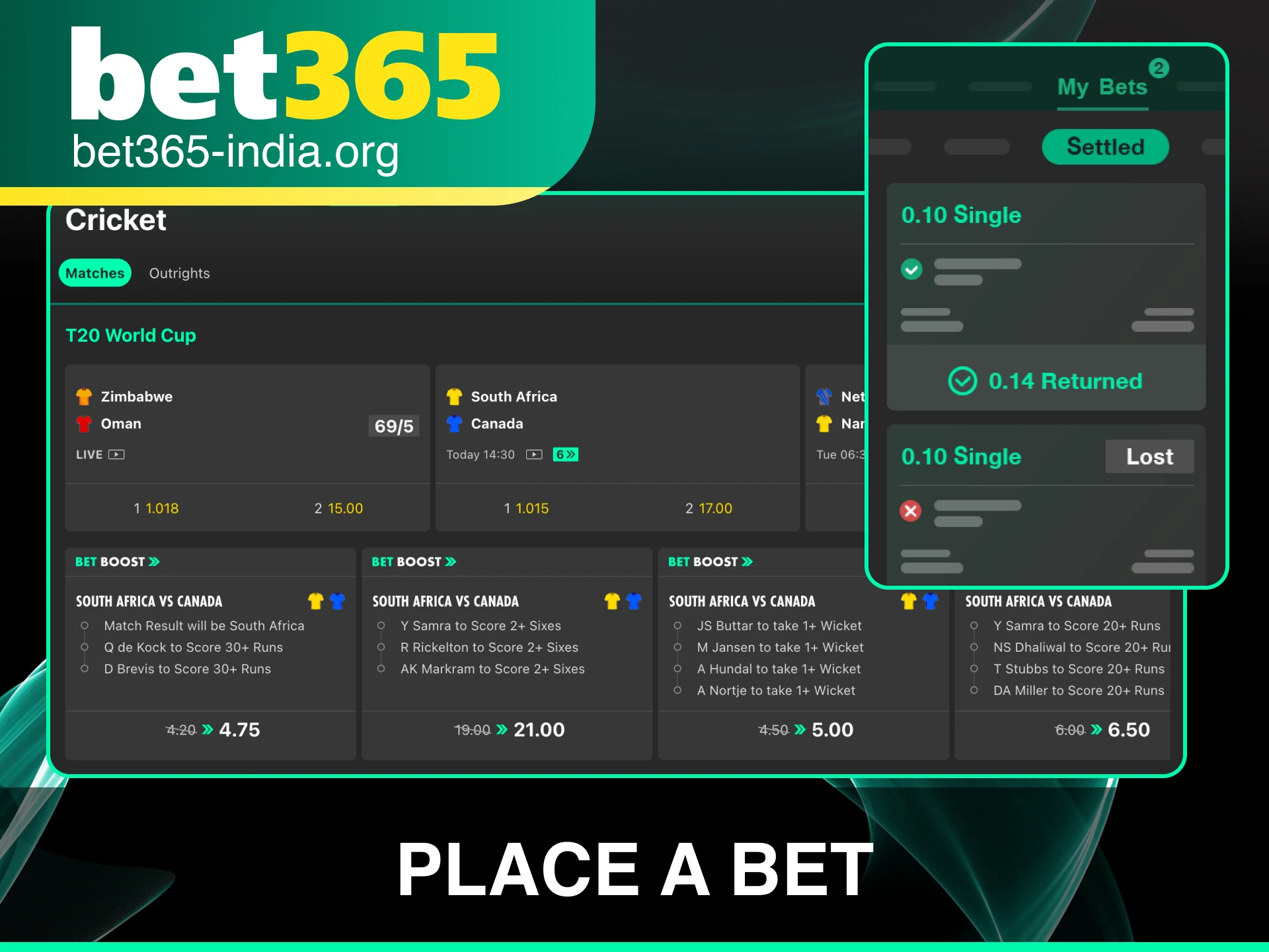 Learn how to place a bet at Bet 365 with our simple and clear guide.