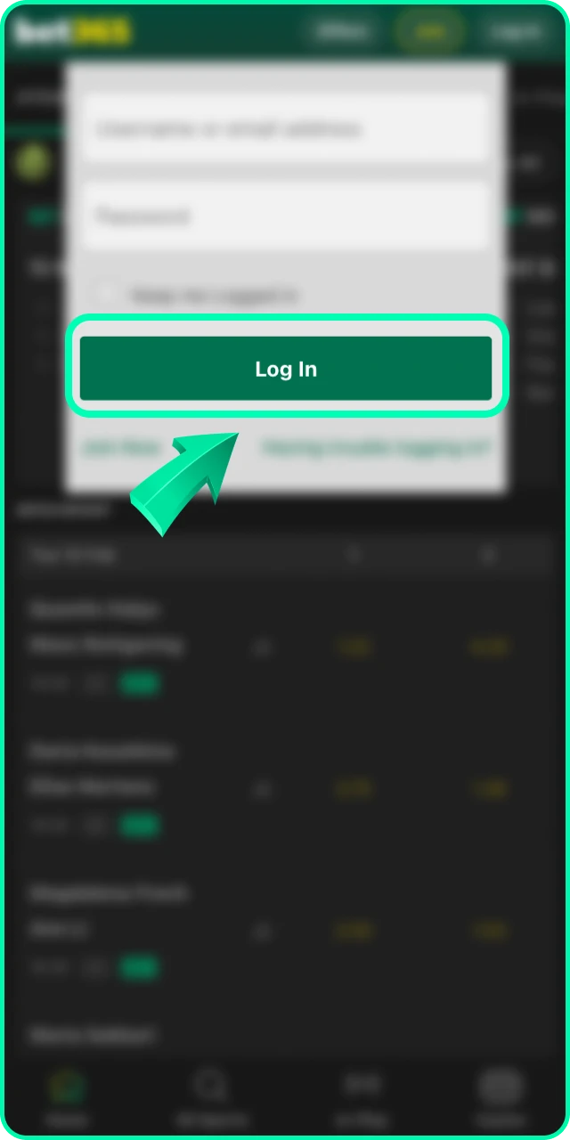 Complete two-factor authentication for enhanced security of your Bet 365 account.